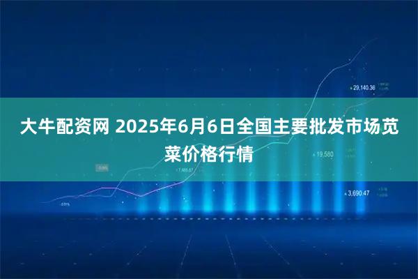 大牛配资网 2025年6月6日全国主要批发市场苋菜价格行情